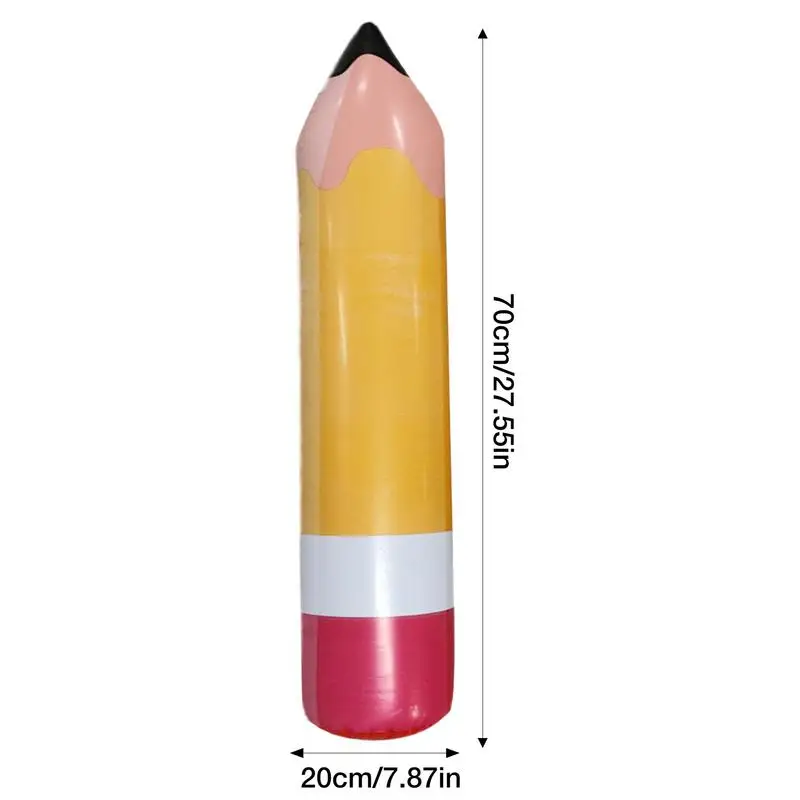 Inflatable Crayons Decorations 6PCS Blow Up Balloon Classroom Decoration KidsParty Balloons Large Inflatable Pencils For