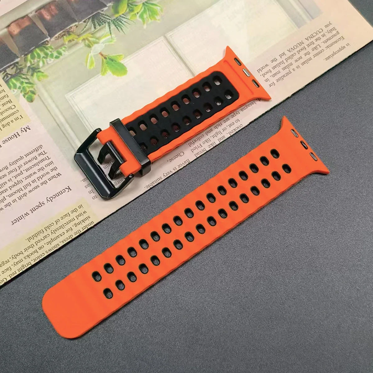 Sport Silicone Strap Bracelet for Ocean Band Apple Watch