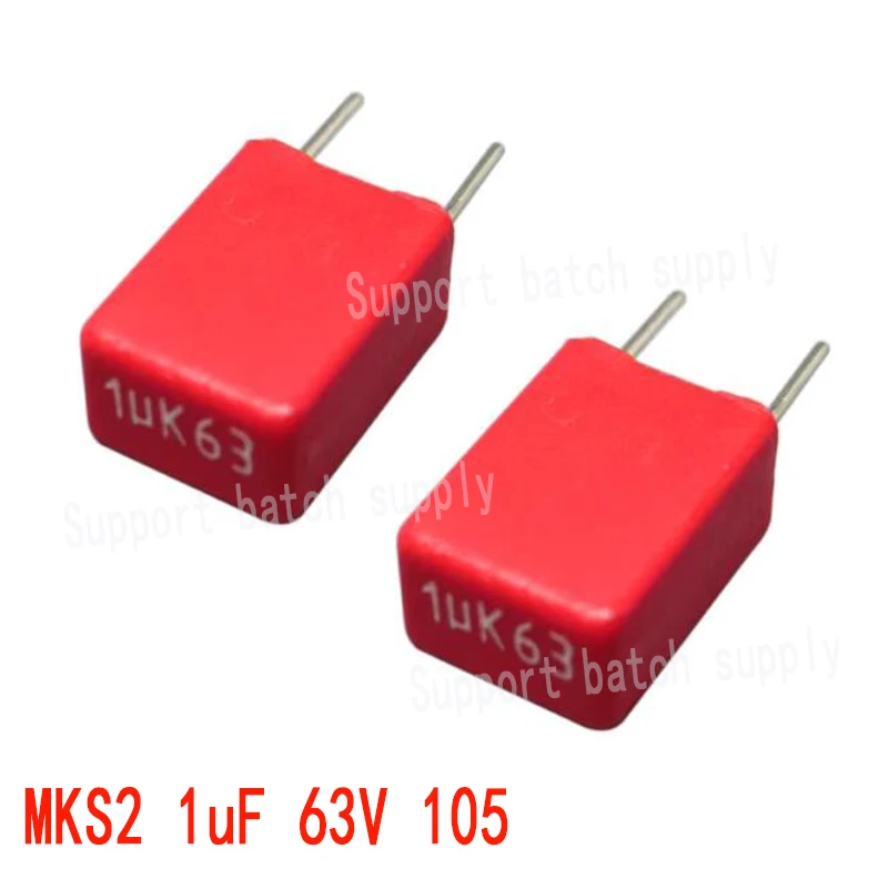 

20pcs New genuine imported 1uF 63V 105 MKS2 fever film capacitor
