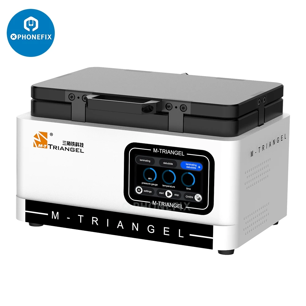 

M-Triangel MT-16 аппарат для разглаживания пены для телефона, планшета, 10,9 дюймов, прямой изогнутый экран, ламинирование, снятие воздушных пузырей