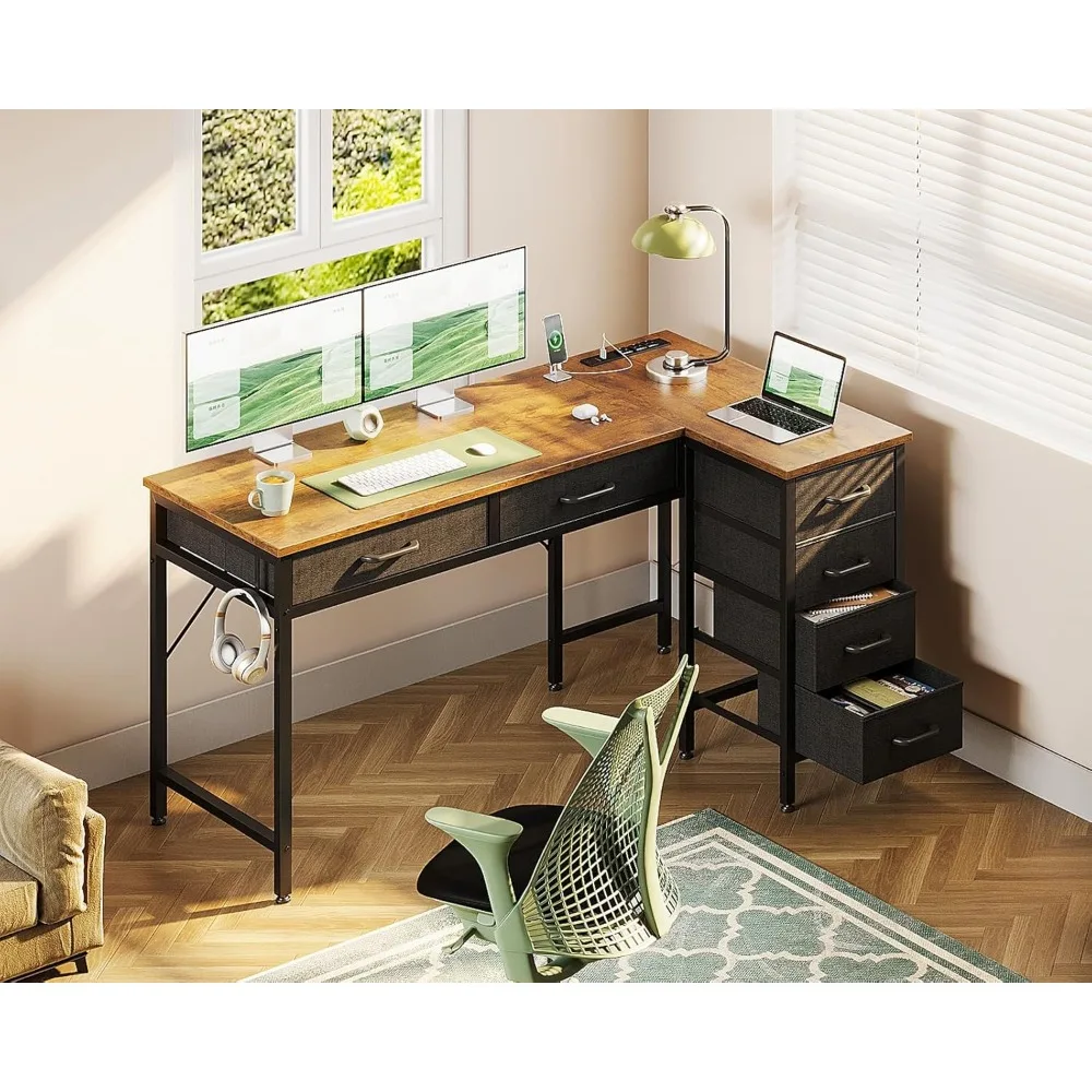 50" L-Shaped Kids Study Desk 2