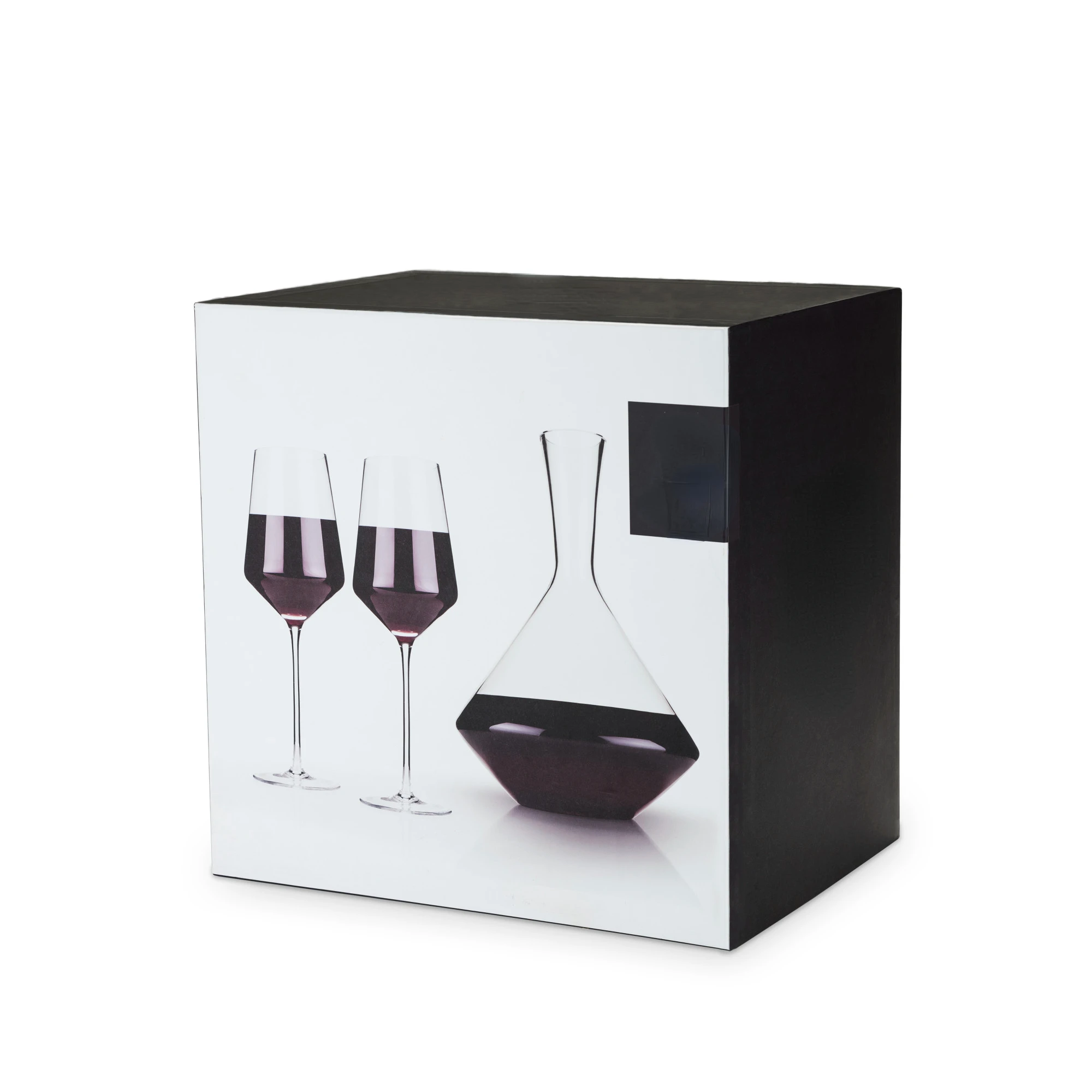 

2 Bordeaux wine glasses+Decant crystal set wine supplies wine glasses