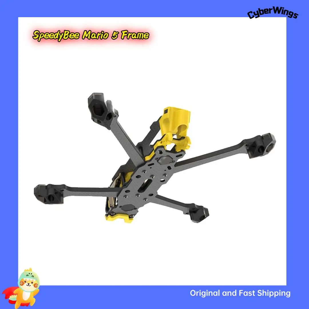 SpeedyBee Mario 5 Frame DC / XH ADV/PRO with New Design Carbon Fiber Arms with LED Strip Channels thumbnail 2