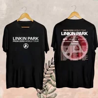Fashion Official Men's Linkin-Park From Zero World Tour T-Shirt Unisex Harajuku O-Neck Short Sleeve Pop Music Shirt Fan Gift 1