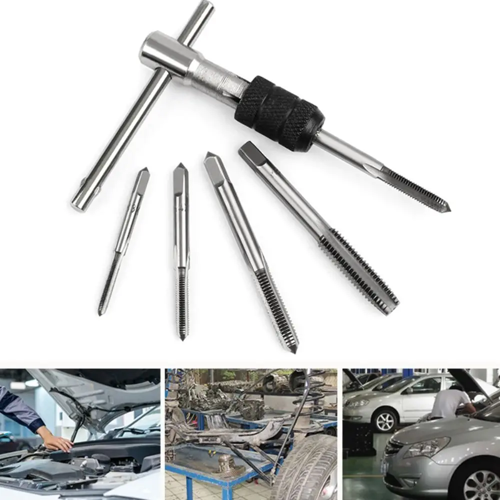 Screwdriver Tap Holder Hand Tools Metric Tapping Threading Tool Screw Taps Ttype Wrench Drill
