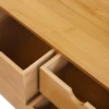 Desk Organizer Mini Bamboo Desk Organizer Drawer Desktop Storage Organizer for Office Home Toiletries, No Assembly Required 6