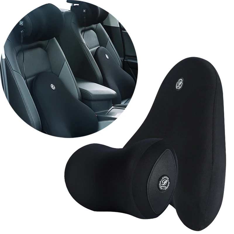 

Автомобильная электрическая массажная подушка на подголовник из пены с эффектом памяти