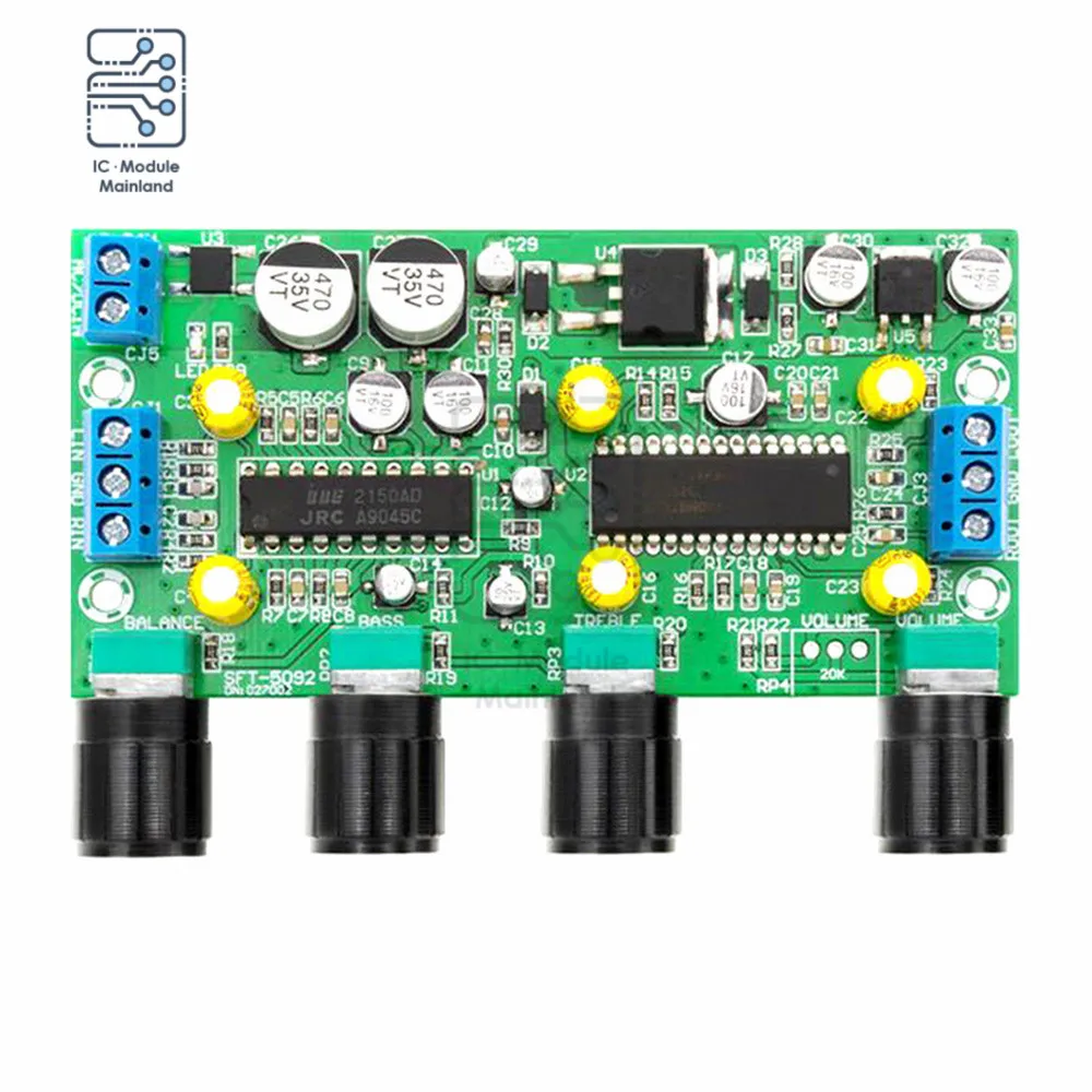 

BBE2150+UPC1892T Preamplifier Tone Board Tone Board Output 100MV Home Audio Amplifier with Volume Controls