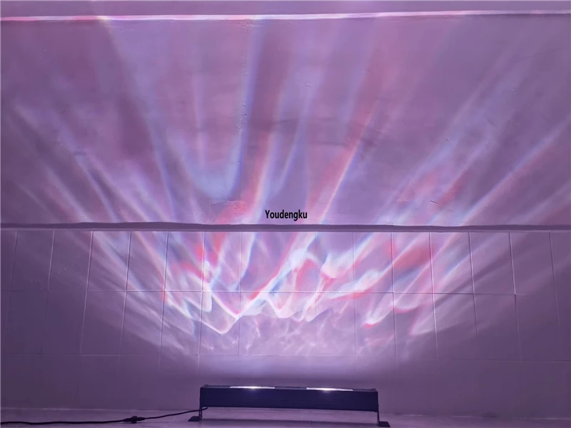 1 piece Outdoor waterproof exterior wall rgbw water wave bar IP65 Projection Lig