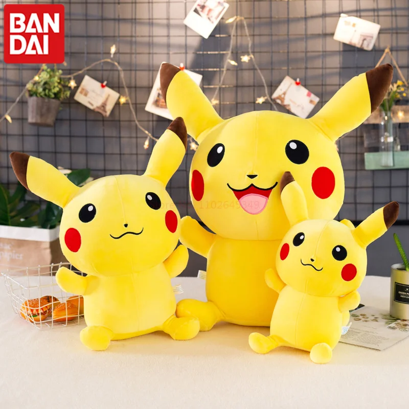 Boneco Pikachu Pokémon Dormindo Com Almofada Puff Fofo - Hype Loja™