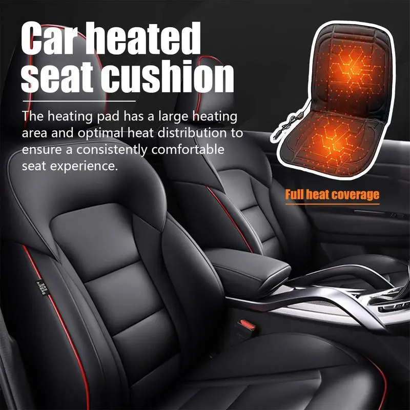 

12V Heated Car Seat Cushion Car Seat Heater Winter Warmer Seat Heating Car Accessories Heating Pads Car Interior Accesserios