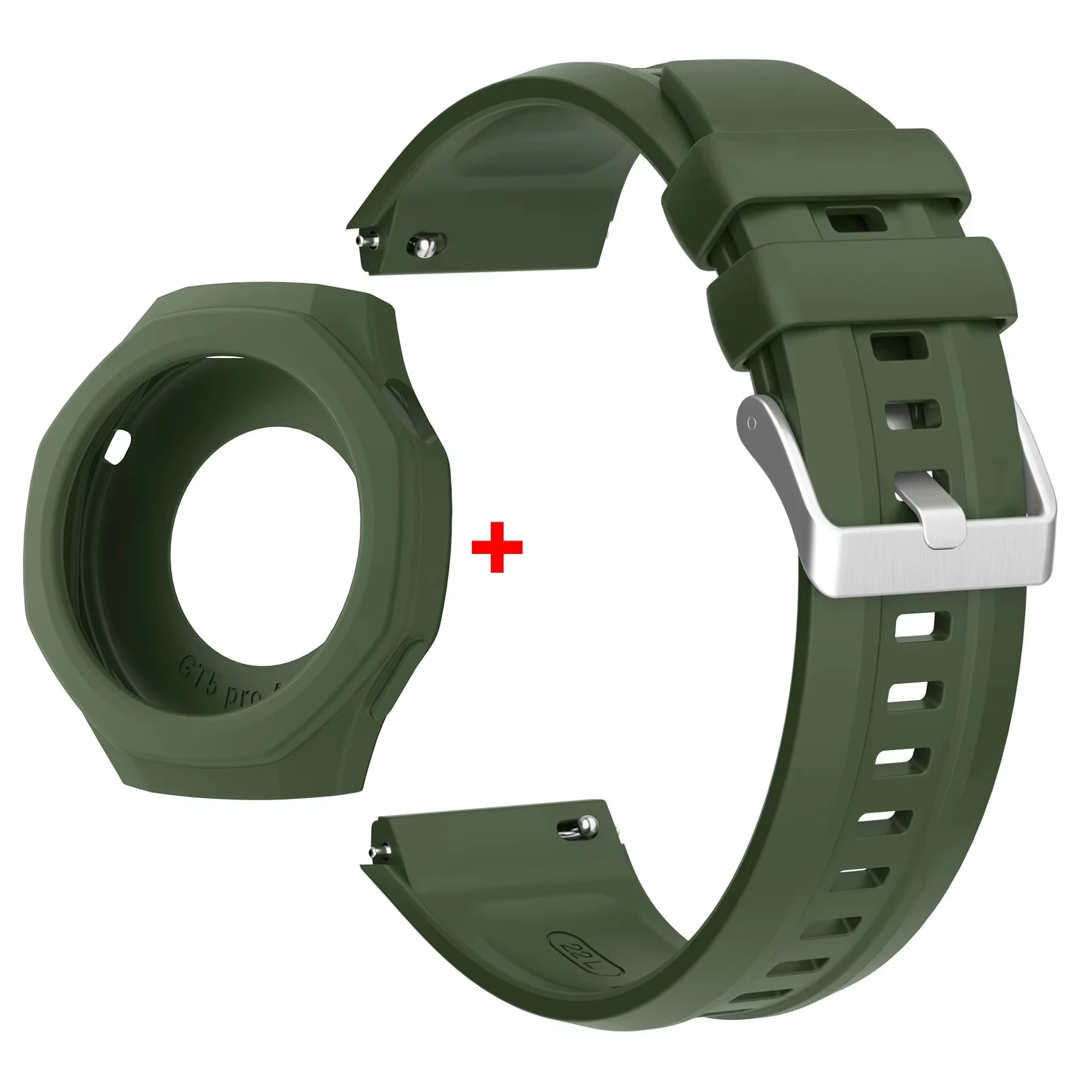 Enhanced Silicone Wristband with Matching Case