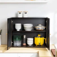 Household Kitchen Bowl Counter Surface Breathable Screen Window Storage Meal Side Cabinet Dust-proof Seasoning Rack 2