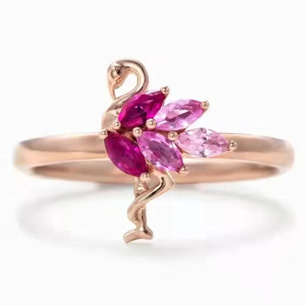 Joy|S - Zilveren Flamingo Bedel Armband - Vogel Bedel Sterling Zilver 925 Roze Koord Th78