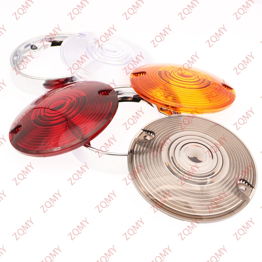 

Красные кольца для указателей поворота мотоцикла, 3-1/4 дюйма, для Harley Davidson Touring Road King FLHRC FLHTK FLSTC FLHTC 1986-2019