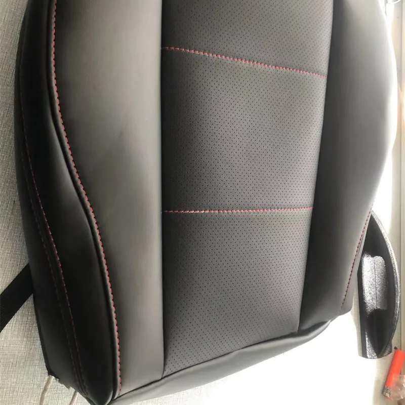 Funda Para Asiento De Camión Volvo FH12/FH16/FL/FM - Piel Sintética Negra Premium Y Tela Transpirable, Compatible Con Airbag Lateral