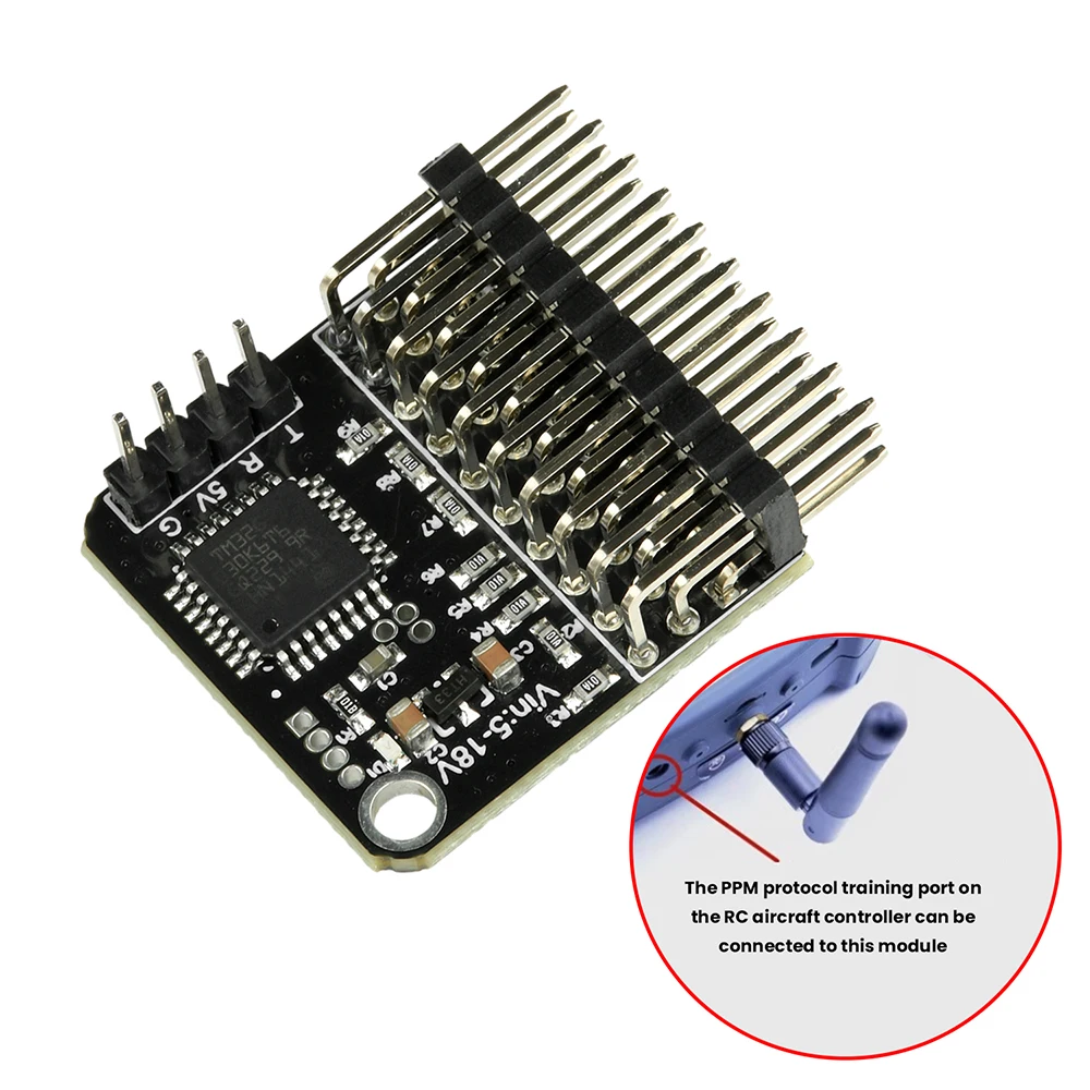 Modul Convertor PPM-SBUS 8 Canale pentru RC Drone FPV