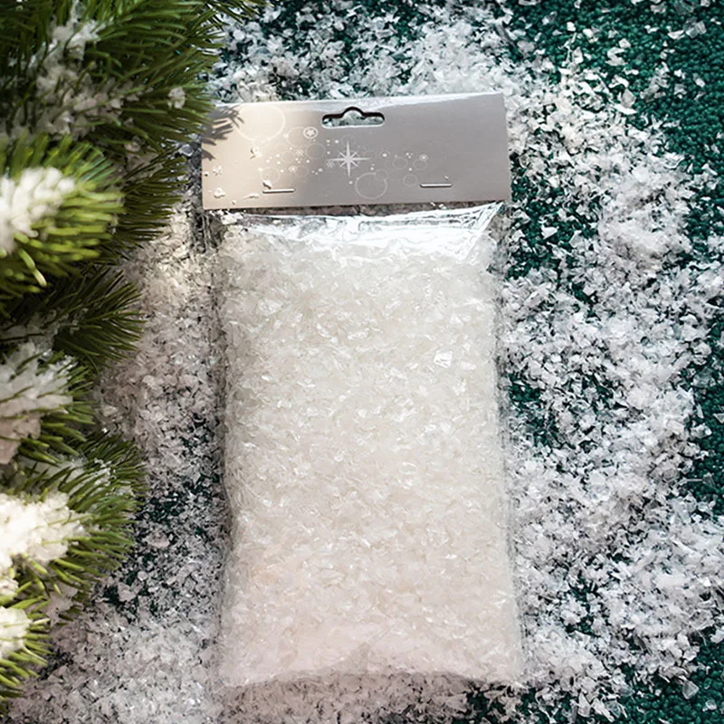 1 Piece Artificial Snow Simulation Snow Powder Fragments For Winter Holidays, Parties, Weddings, And Christmas Decorations