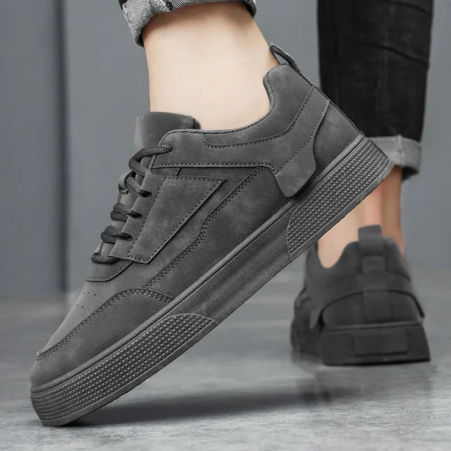 5885-df4af9.jpg Zapatillas deportivas de malla transpirable para hombre, zapatos informales, estilo callejero, color negro y gris, DX146