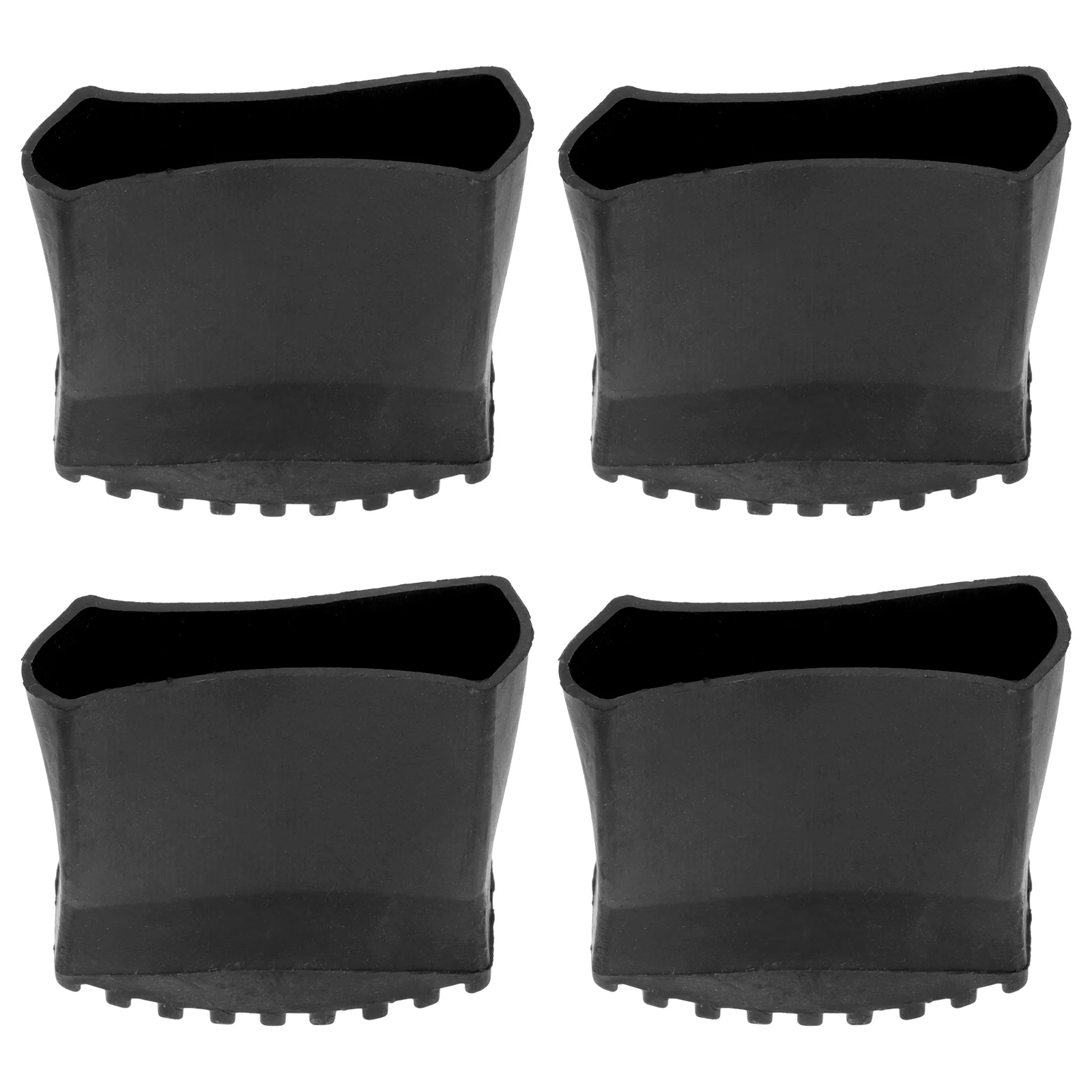 4 Pcs Ladder Foot Household Feet Ladders Horizontal Stair Pads Rubber Rest Mat Wear-proof Mats
