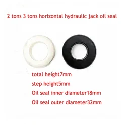 Premium Hydraulic Jack Oil Seal - Soft Rubber, High Quality, Set of 2 (C)