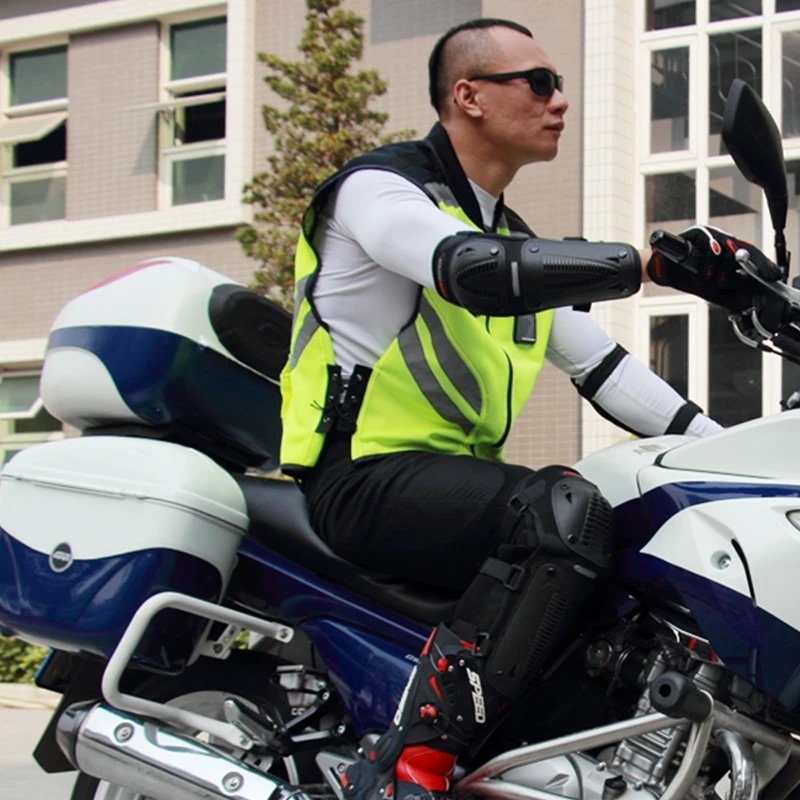 Colete de segurança para motocicleta, jaqueta reflexiva
