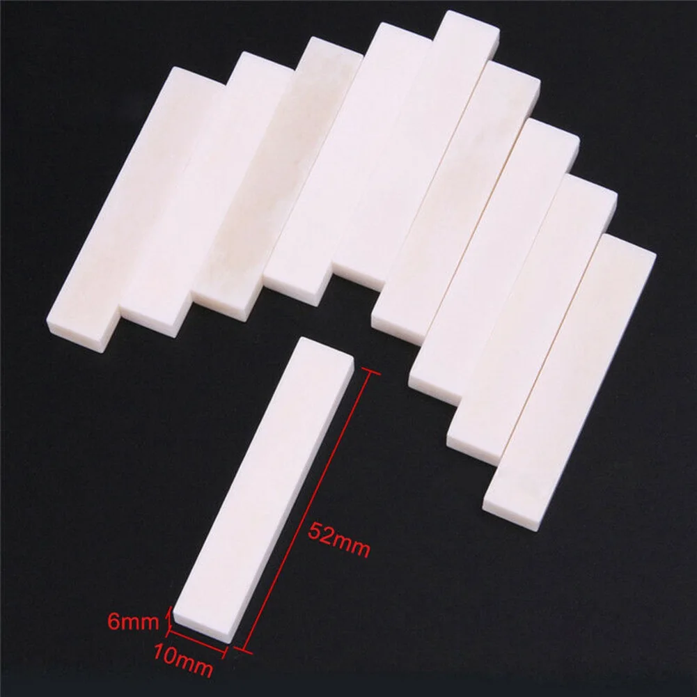 1/3/5pcs Guitare D'os Blanc Écrou pour LP Folk/Classique Guitare Électrique Guitare Acoustique Guitare Basse Accessoires Ukulélé Pièces