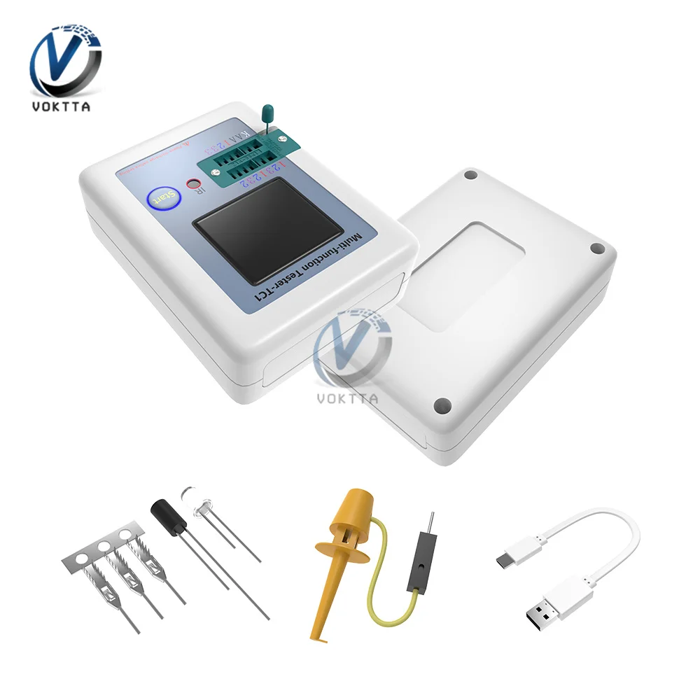 Transistor Tester digital multimeter transistor tester multimeter tester analog multimeter LCR-TC1 Display Multi-meter Diode Triode Capacitor Resistor Multi Function TC1