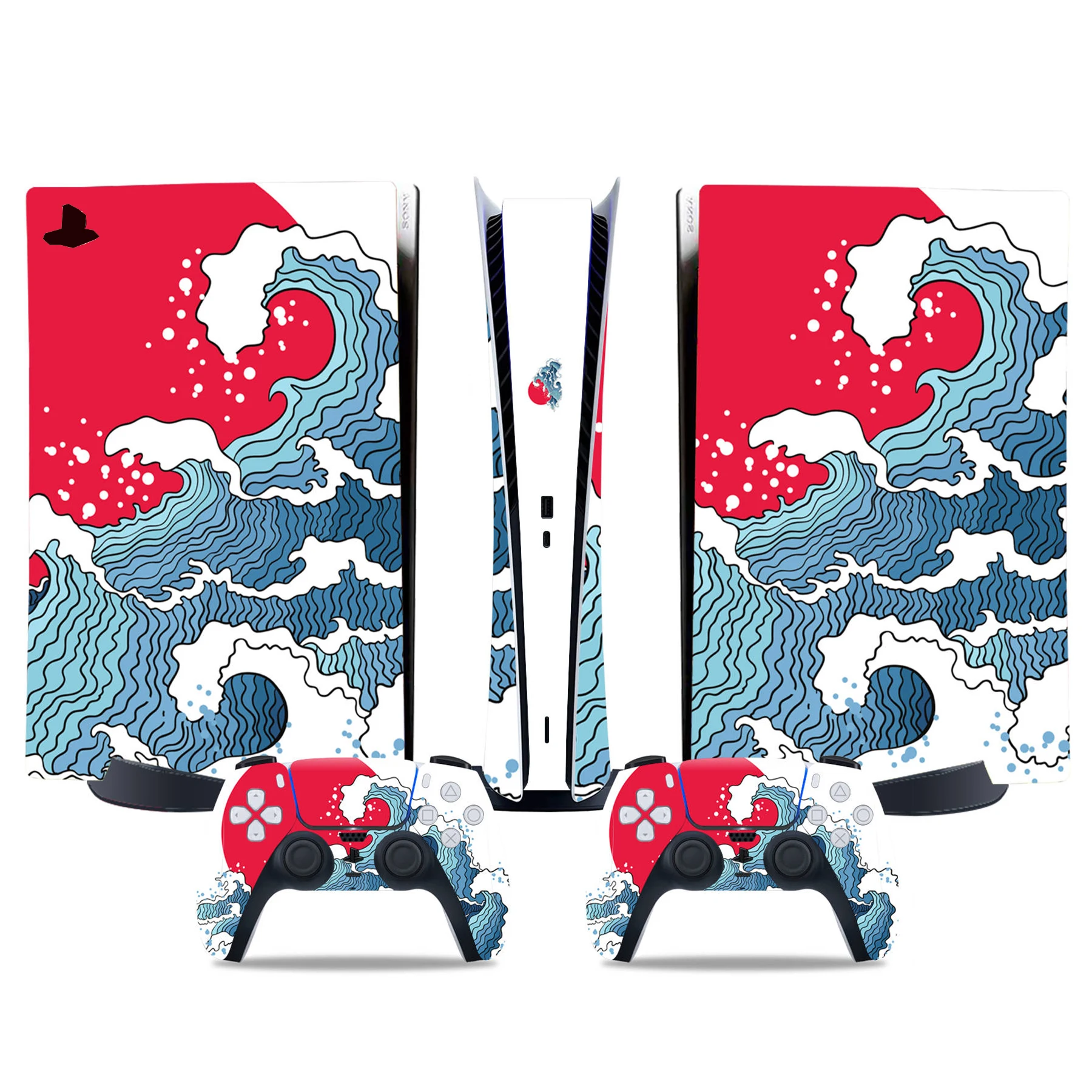For PS5 Digital Protective Skin Sticker Vinyl Decal Full Set Cover Wrap ...