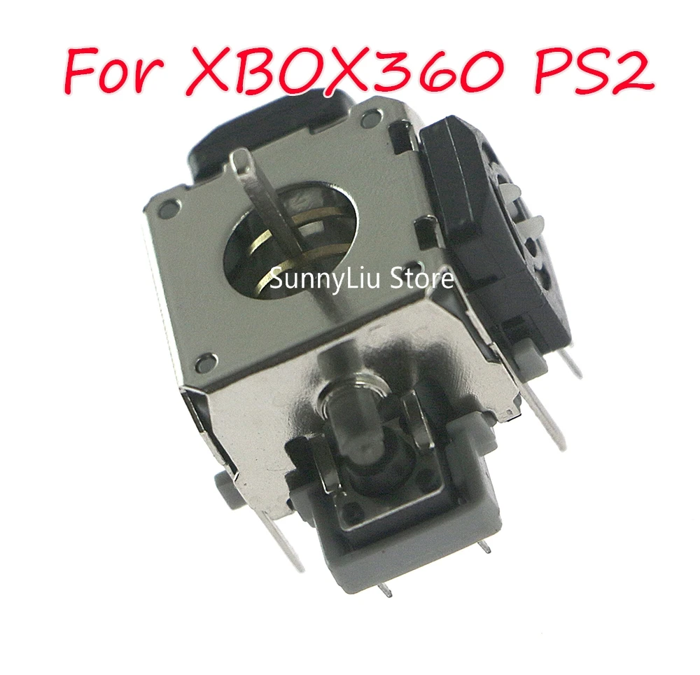 

100 шт./лот для XBOX 360 3D джойстики металлические аналоговые стики 3D Аналоговый джойстик для контроллера PS2 Запасная часть