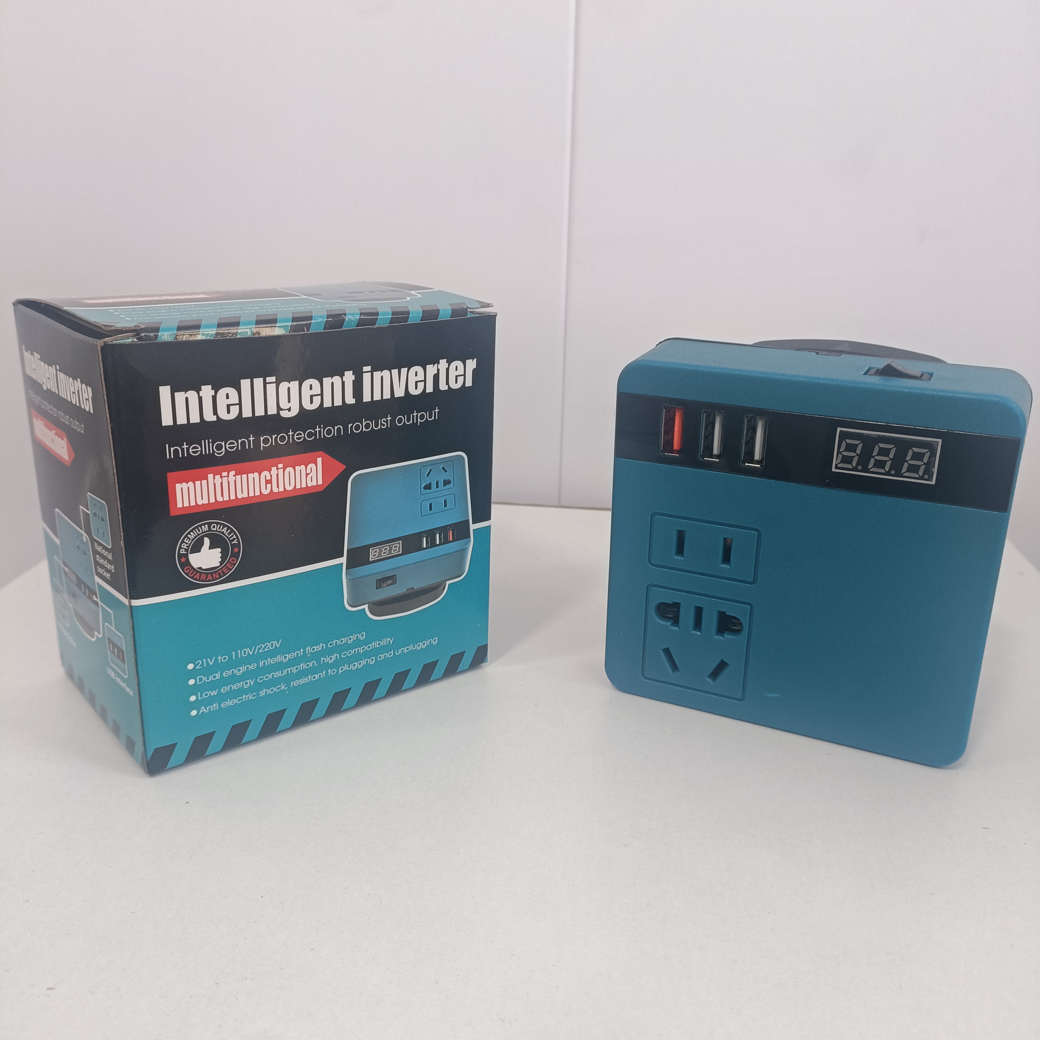  Suitable For MT Lithium Battery Inverters, Electric Tool Battery Inverters AC220V/DC5V/20V Outdoor Emergency Operation Inverters 