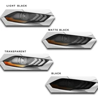 Car Headlight Tint Film Self-Adhesive Light PVC Vinyl Black Sticker Tailing Lamp Mods Stickers Decal Sticker For BMW For Tesla 5