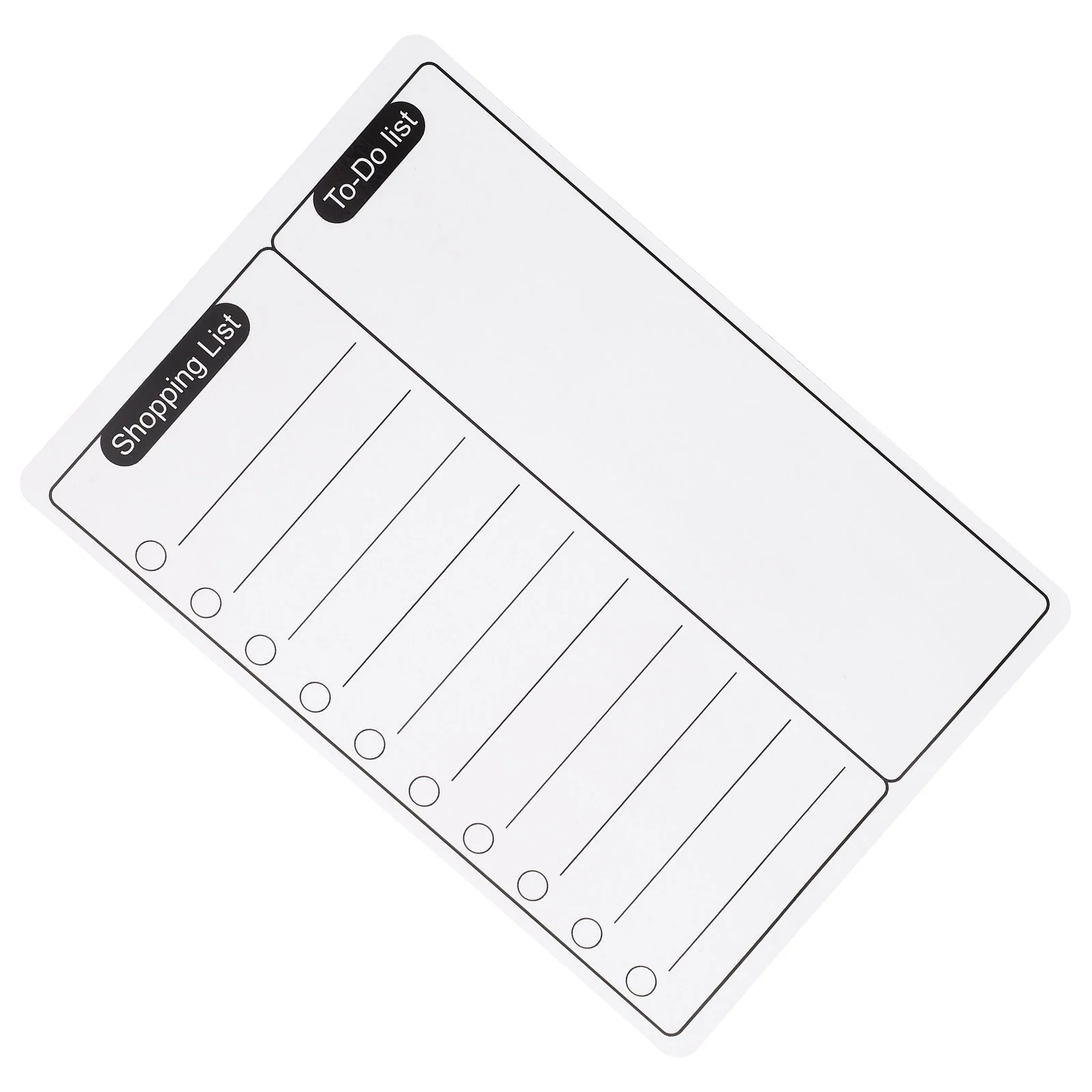 

Fridge Magnetic Notepad Magnet Note Listing Board Erasable Reminding Board