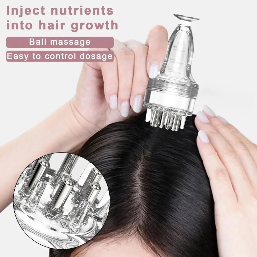 Description Picture 5 of itemScale Hair Oil Dispenser Portable Scalp Applicator Comb for Hair Growth Serum Oil Nourishment Mini Massage Tool with for Healthy