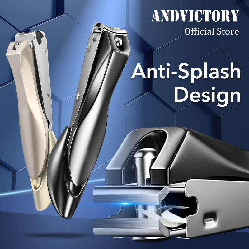 No Splash Nail Clippers Manicure for Fingernail and Toenail Cutter Nippers Professional Cuticle Scissors Accessories Tool 1Pcs