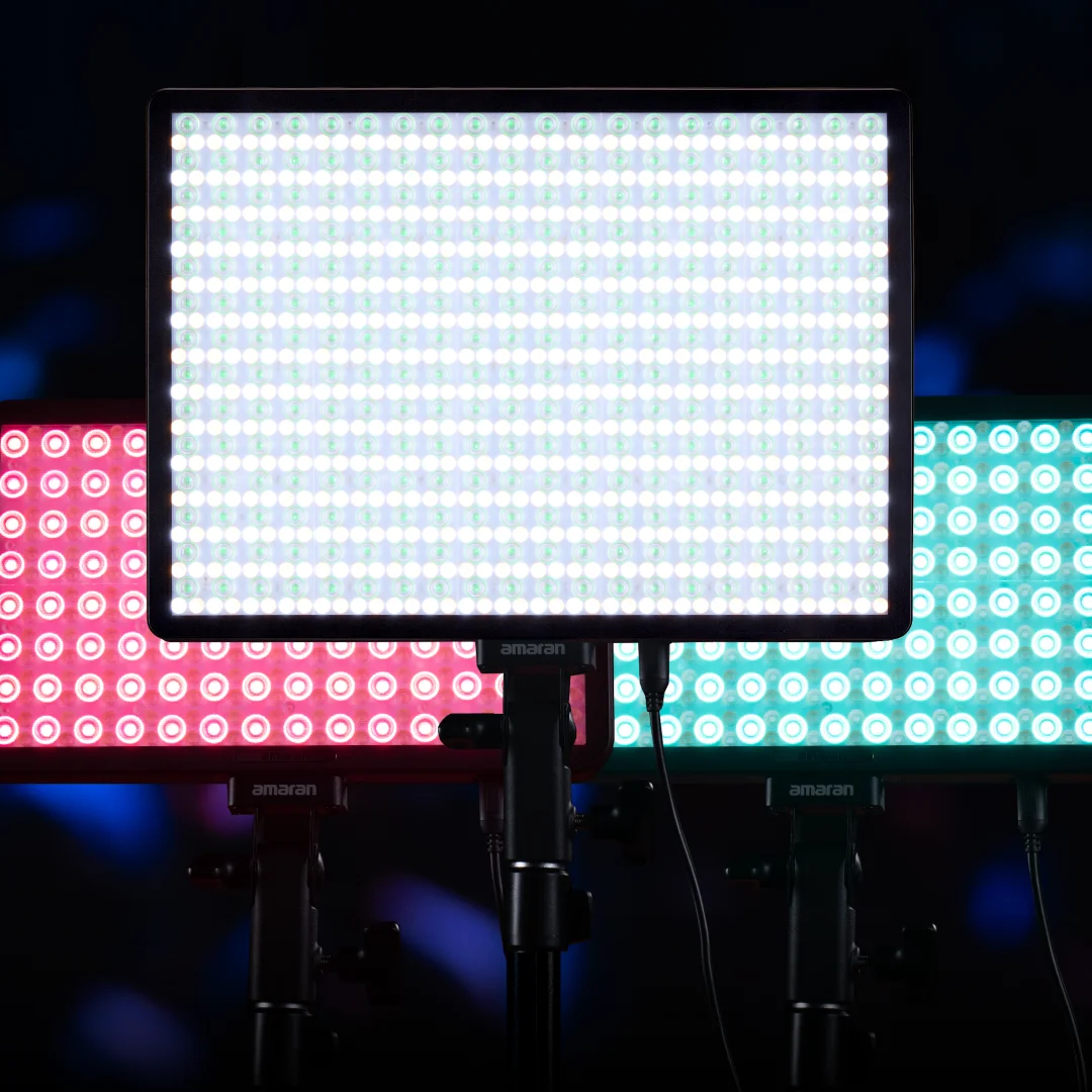 amaran Pano 60c 2-Light Kit Panel Lights 60W RGBWW LED Video