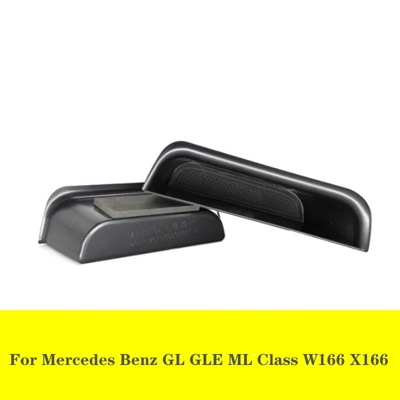 메르세데스-벤츠 GLGLS 클래스 X166 MLGLE 클래스 W166 2012-2018 자동차 도어 핸들 보관함 트레이 액세서리