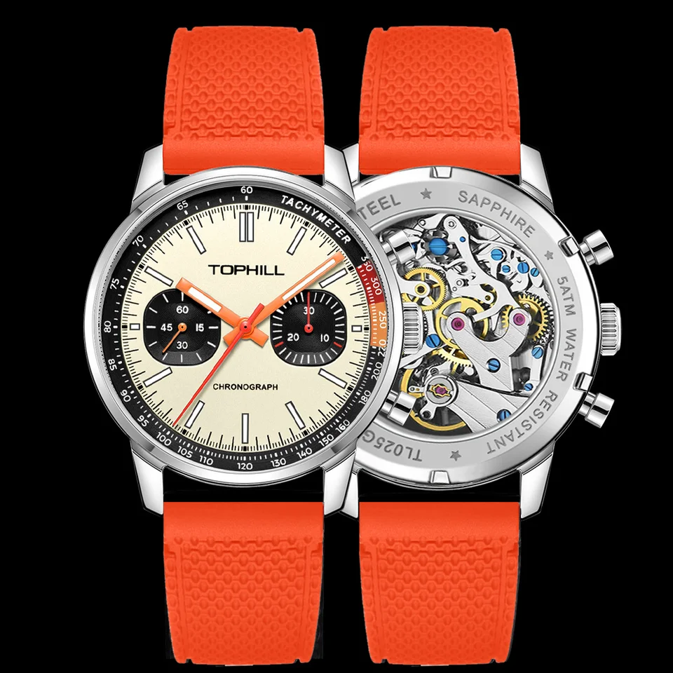 キプリスモルフォ1　　107mm TOPHILL Sınırlı Aydınlık erkek saati Martı ST1901 Hareketi Kol