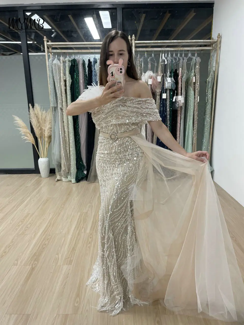 MYMB Ivory Stunning Off Shoulder Mermaid Beaded Feathers Wedding Gown De Novia Arabic Exclusive Evening Dresses for Women Party - AliExpress 320 MYMB Ivory Stunning Off Shoulder Mermaid Beaded Feathers Wedding Gown De Novia Arabic Exclusive Evening Dresses for Women Party - AliExpress 320