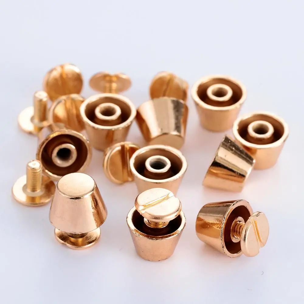 Metal Screw Nail Rivet High Quality Strap Rivets Round Head Screws Bucket Dome Clothes/Bag/Shoes Cloth Button DIY Decor