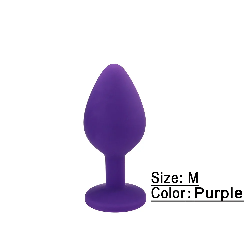 Silicone Butt Plug Unisex Sex Stopper 3 Different Size Adult Toys Men/Women Anal Trainer for Couples_voghion.com