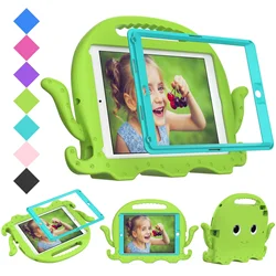 Octopuses EVA Kids Tablet Case - Durable Protective Cover for Samsung Galaxy Tab A Series (Grass Green)