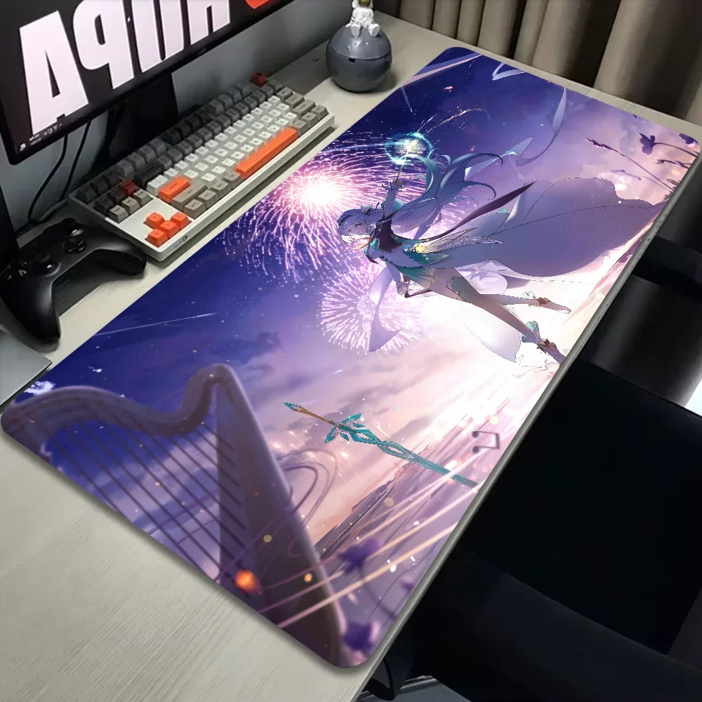 Firefly H-Honkai Star Rail  Mousepad Large Gaming PC Compute Gamer Keyboard Mouses 5
