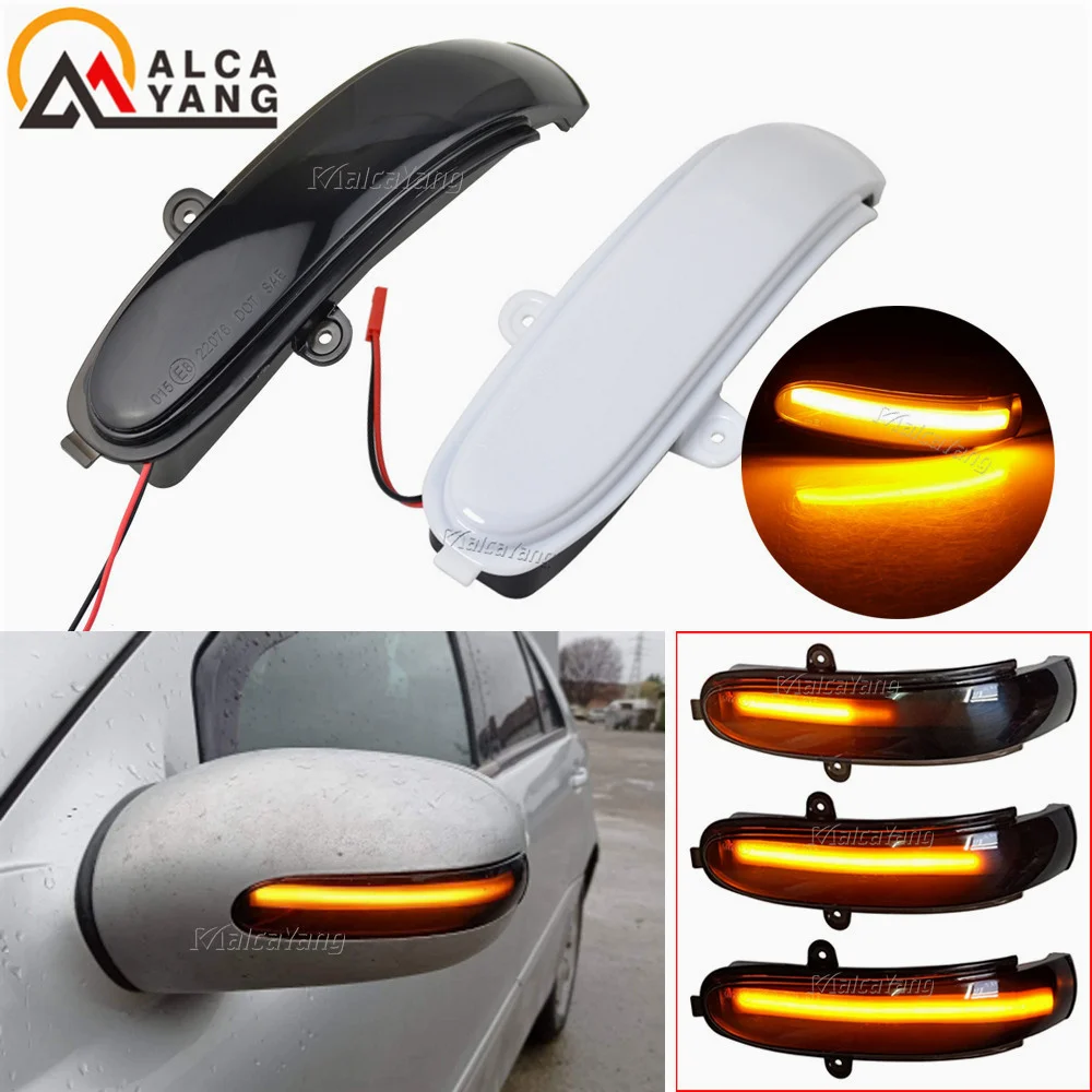 2 Uds Dinámica Que Fluye Luz LED De Intermitente Indicador Lateral Secuencial Luz Intermitente
