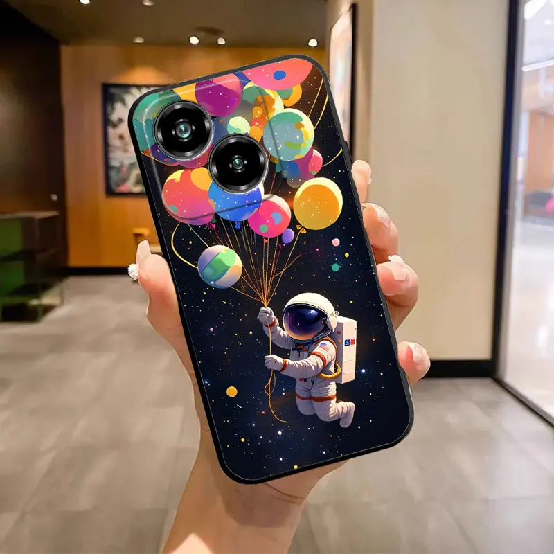 Fashion Soft Silicone Shockproof Butterfly Marble Black TPU Phone Case