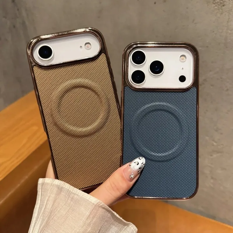 iPhone Leather Texture Magnetic Protective Case 1