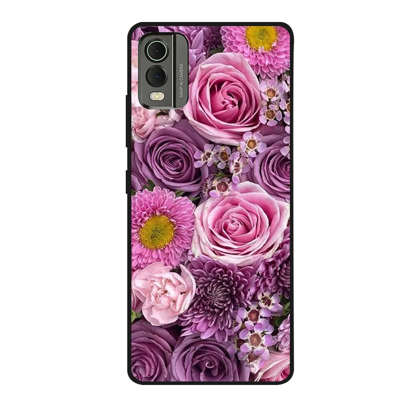 Cute Cartoon Shockproof Soft Silicone Back Cover, Painted TPU Case