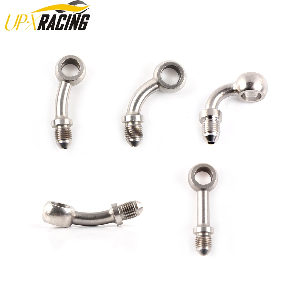

AN3 Motorcycle Motor Bike Hydraulic Brake Oil Hose Line Fitting stainless Steel 10mm hole