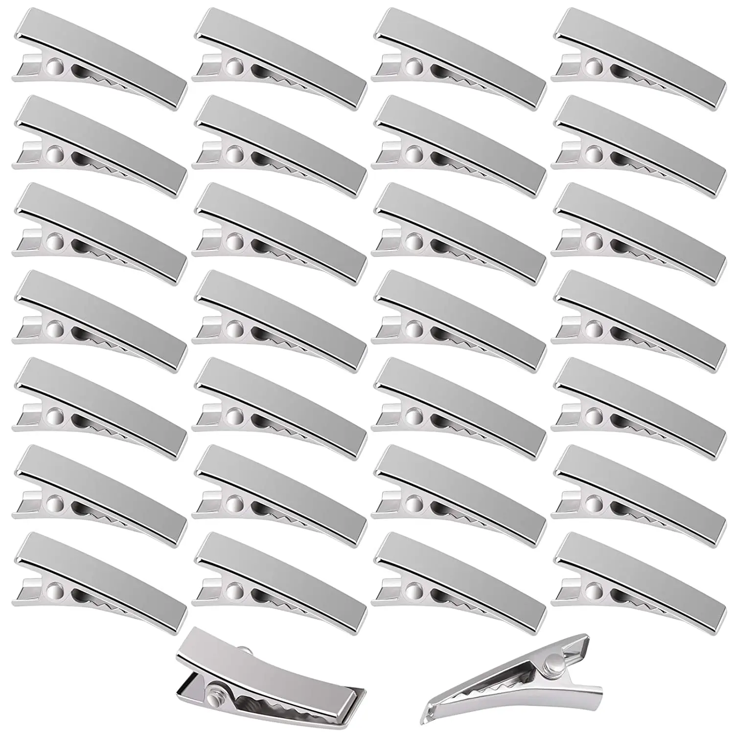 50pcs 2cm Mini Alligator Hair Clips Blank Hairpins Base for Jewelry Making Diy Kids Hair Clip