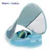 Mambobaby Float Dropshipping Non-Inflatable Baby Float with Canopy Waist Swimming Chest Floater with Tail Float Trainer 1